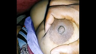 Aunt'_s sweet nipple closeup