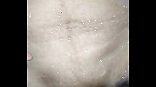 Bathroom scene, sexy woman