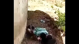 Cheating Indian wife caught fucking outside